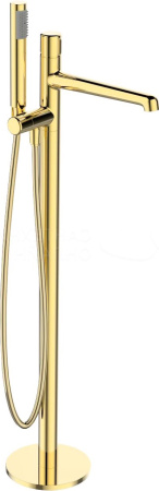 Смеситель для ванны с душем BelBagno UNO-FMT-ORO (золото)